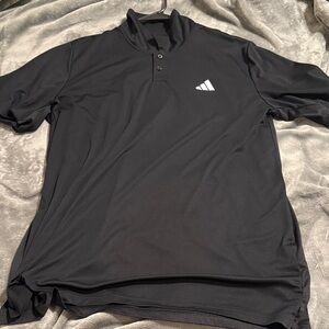 Adidas Men's Tennis Polo Shirt in Black